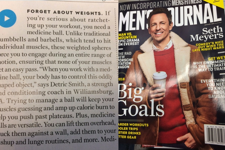 Featured in Men's Journal!